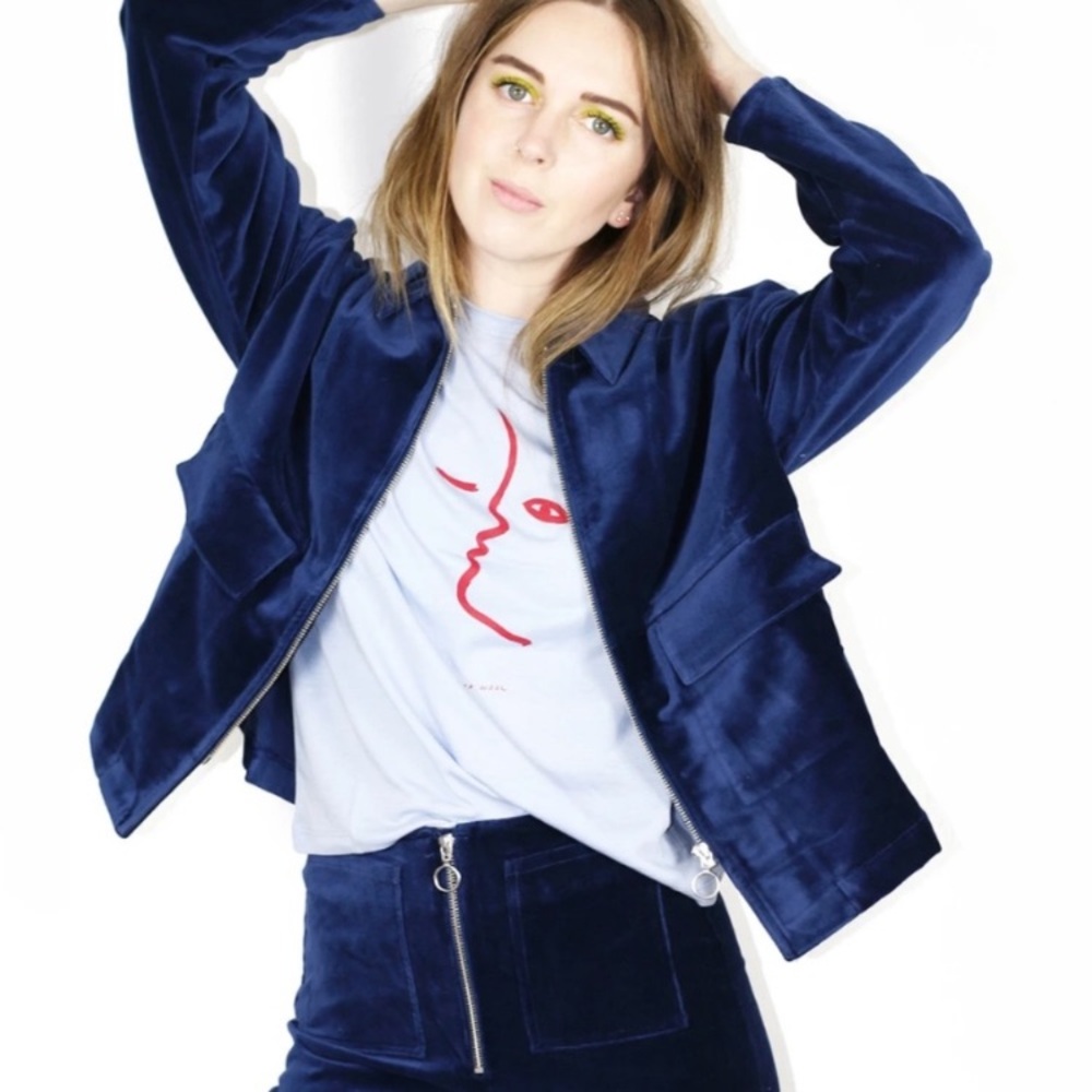 Paloma Wool Jawana Velvet Jacket